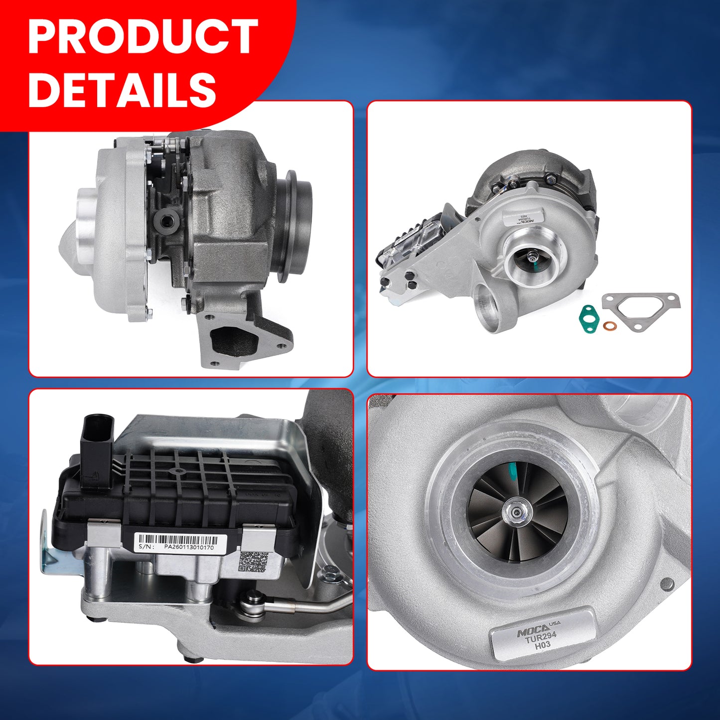 MOCA Turbocharger - TUR294