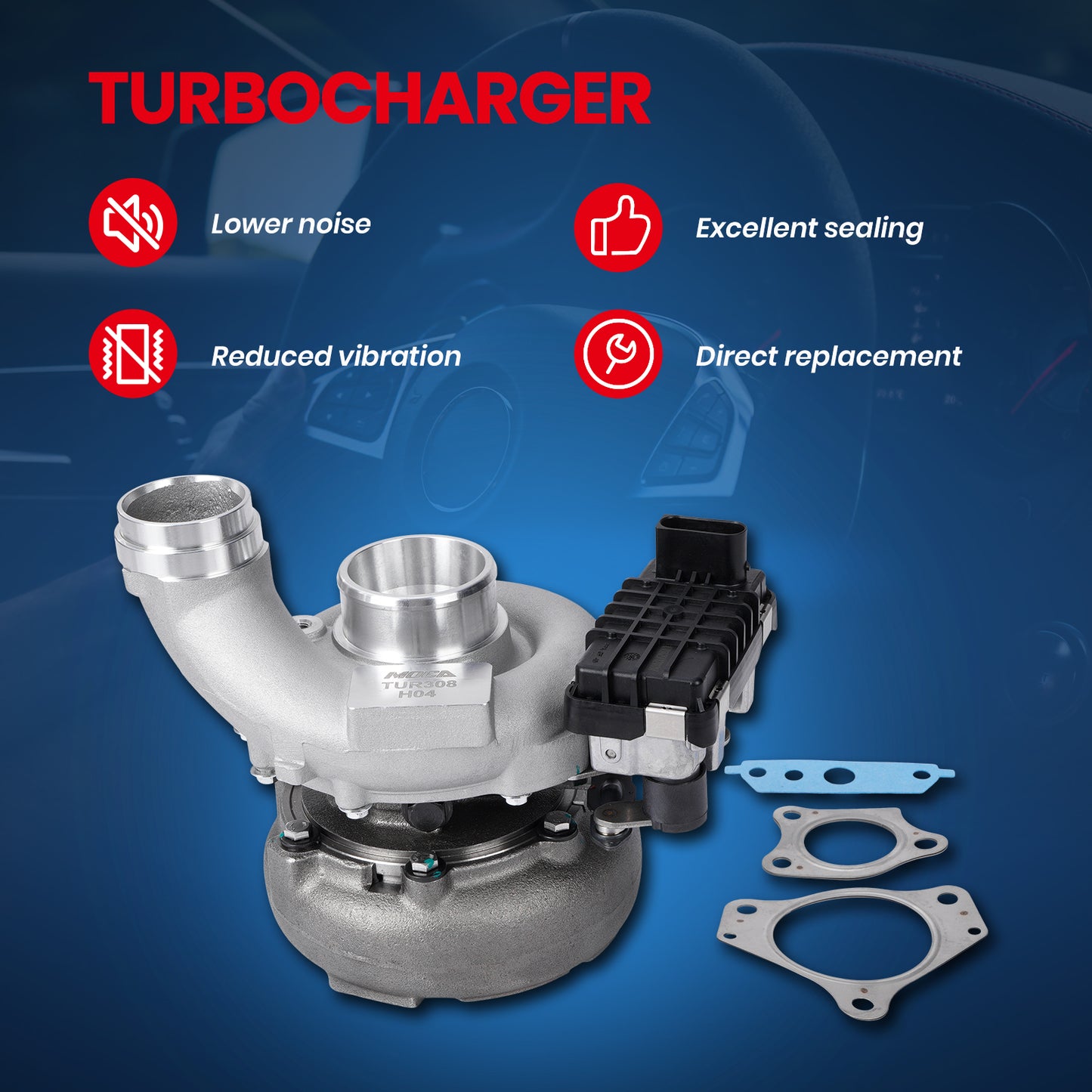 MOCA Turbocharger - TUR308