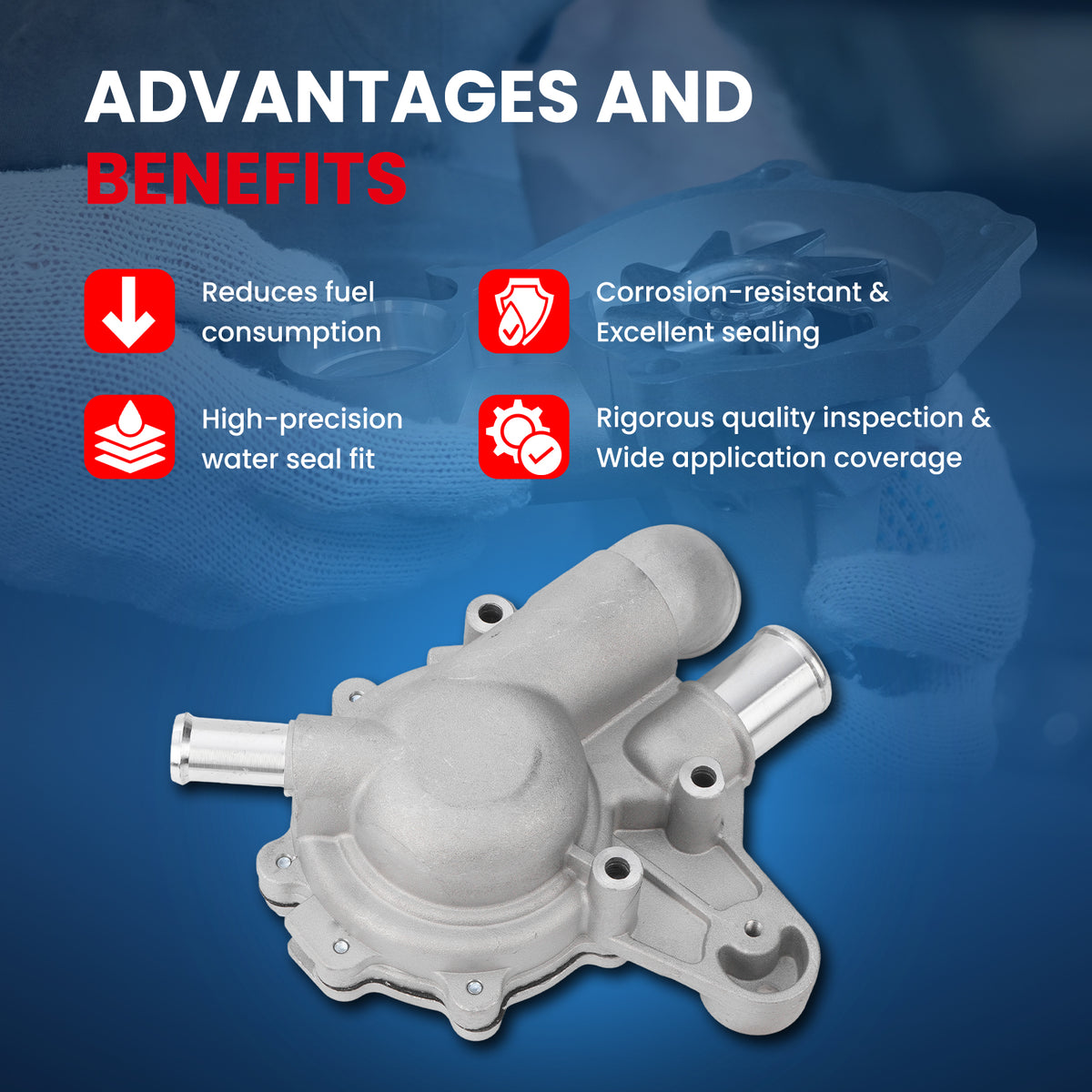 MOCA Engine Water Pump - WP1327BH