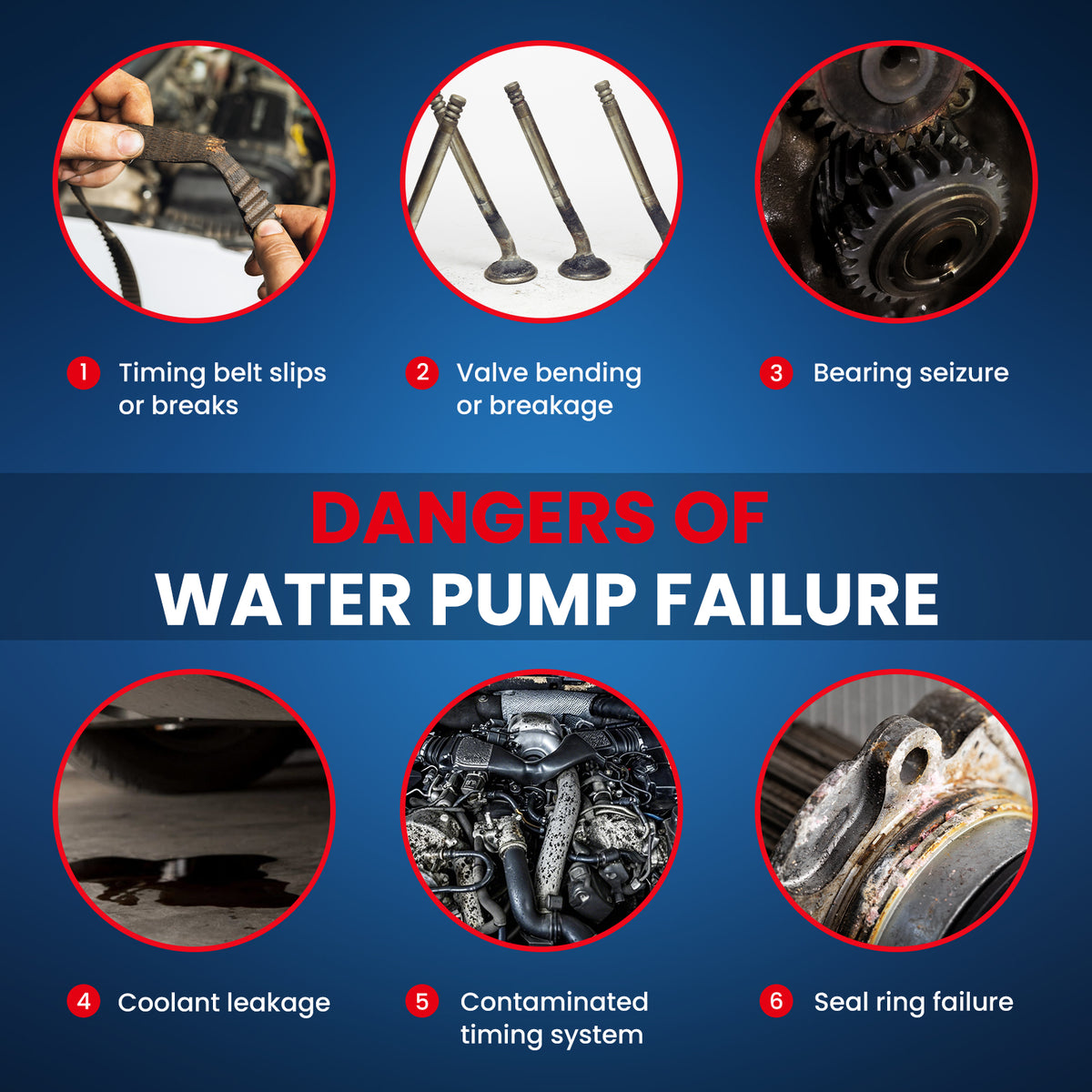 MOCA Engine Water Pump - WP1327BH