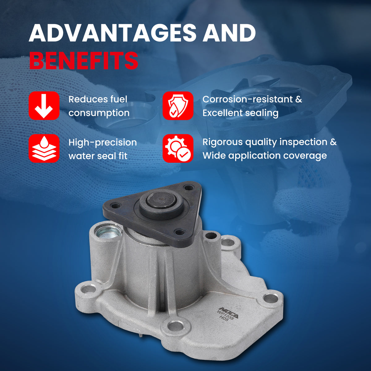 MOCA Engine Water Pump - WP1335