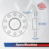 MOCA 15mm & 20mm 5x120 Hubcentric Wheel Spacer 72.56mm For 1992-2013 BMW M3 (E36, E46,E90,E92,E93) & 2004-2010 BMW M5(E60,E61) & 1998-2002 2005-2010 BMW M Coupe