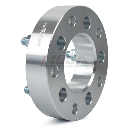 MOCA 2PCS 1.5" Wheel Spacers from 5X5.5 to 5x5 for 1974-1994 Dodge Ramcharger & 1975-1996 Ford F-150 & 1959-1983 Jeep CJ5