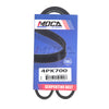 MOCA 3PCS Serpentine Belt 4PK700 5PK835 5PK930 for 1995-1998 Acura TL 2.5L