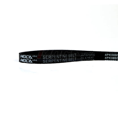 MOCA 2PCS Serpentine Belt 4PK895 5PK880 for 1996-2004 Subaru Legacy 2.2L 2.5L & 1998-2007 Subaru Forester 2.5L & 2000-2004 Subaru Outback 2.5L