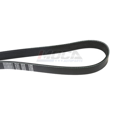 MOCA 2PCS Serpentine Belt 4PK910 6PK1200 for 2006-2012 Mitsubishi Eclipse 3.8L