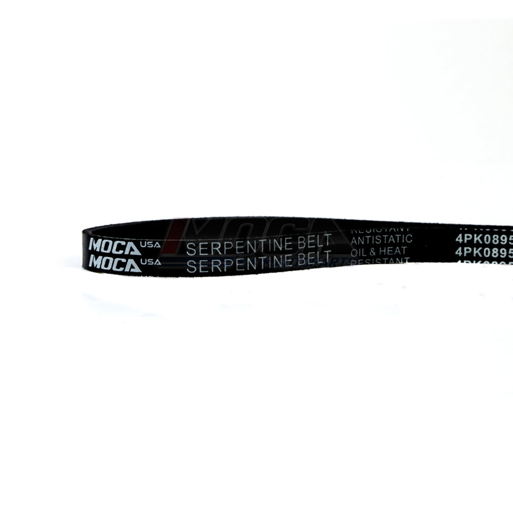 MOCA 2PCS Serpentine Belt 4PK0895 5PK875 for 00-04 Subaru Outback 2.5L & 00-04 Subaru Legacy 2.5L & 04-07 Subaru Impreza 2.5L & 04-07 Subaru Forester 2.5L