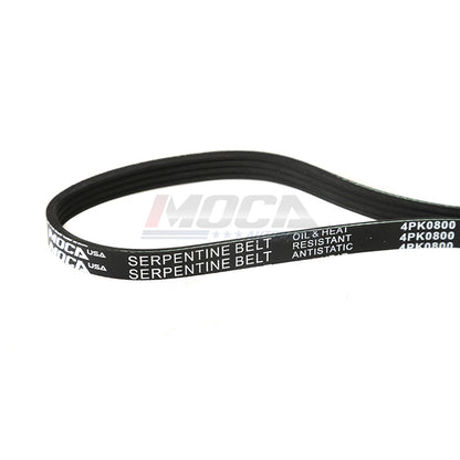 3PCS MOCA Serpentine Belt for 1996-2000 Honda Civic 1.6L & 1997-2000 Acura EL 1.6L