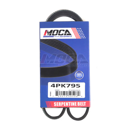3PCS MOCA Serpentine Belt for 1992 Honda Civic 1.5L 1.6L