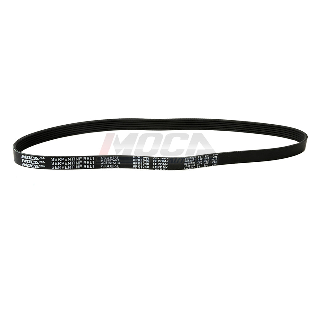MOCA 2PCS Serpentine Belt 4PK885 6PK1040 for 05-06 Lexus ES330 3.3L & 05-06 Toyota Camry 3.0L & 05-06 Toyota Sienna 3.3L & 2004 Toyota Avalon 3.0L