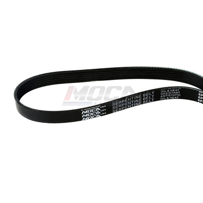 2PCS MOCA Serpentine Belt for 2002-2004 Honda Odyssey 3.5l