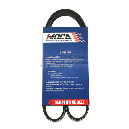 MOCA 3PCS Serpentine Belt 4PK740 4PK830 5PK920 for 1996-2001 Acura Integra 1.8L