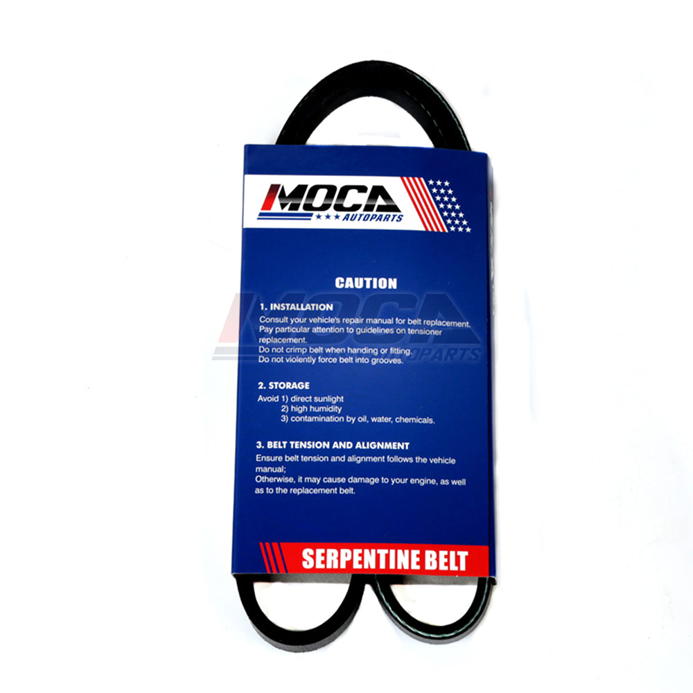MOCA 3PCS Serpentine Belt 4PK875 4PK635 5PK940 for 1986-1987 Mazda 626 2.0L