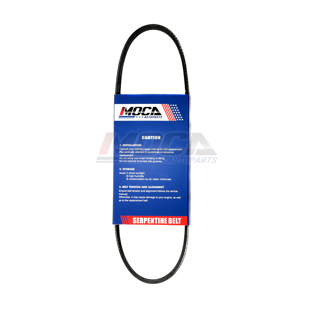 EPDM Serpentine Belt Fits 01-06 Hyundai 2.0L 3PK675 DOHC GLS GT