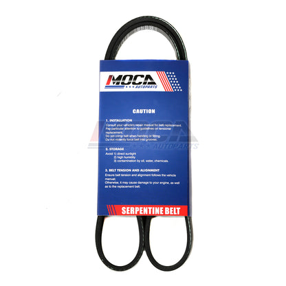 EPDM Serpentine Belt Fit 06-08 Cadillac 4-Door 4.6L  V8 GAS DOHC  4PK1010