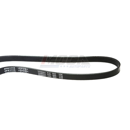 EPDM Serpentine Belt For 01-02 Acura 2-Door 3.2L 3210CC V6 4PK1115 GAS SOHC