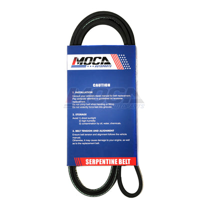 EPDM Serpentine Belt Fit 01-03 Chrysler 4-Door 2.4L 2429CC l4 GAS DOHC 4PK1420