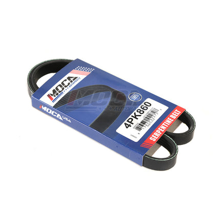 Serpentine Belt Fit 1990-2006 BMW Mazda Toyota Nissan  4.4L DOHC 4PK860