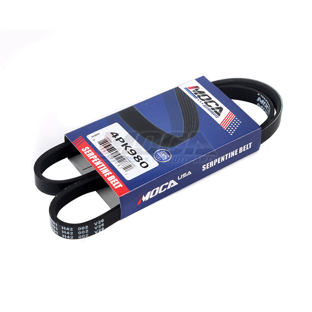 MOCA 3PCS Serpentine Belt 4PK925 4PK700 4PK980 for 1996-1997 Mitsubishi Eclipse 2.0L