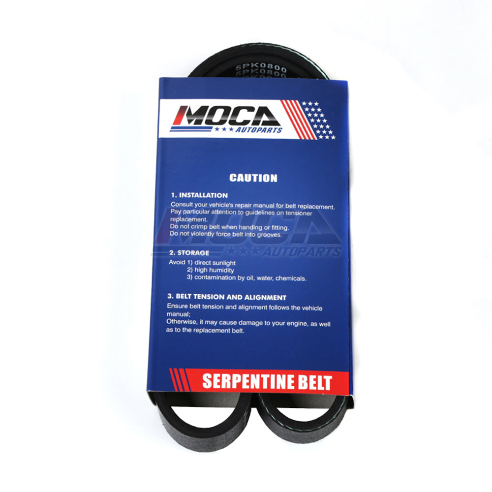 EPDM Serpentine Belt Fits 94-02 Nissan Quest Mercury Villager BMW X5 5PK850