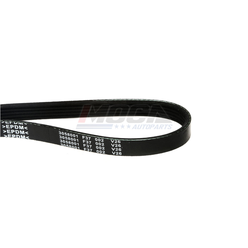 EPDM Serpentine Belt w/o AC Fits for 1984-2001 Toyota Camry Celica RAV4 5PK990