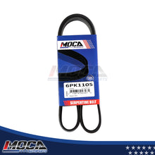 MOCA EPDM 6PK1105 Serpentine Drive Belt Fits Ford Honda Lincoln Mercury Nissan