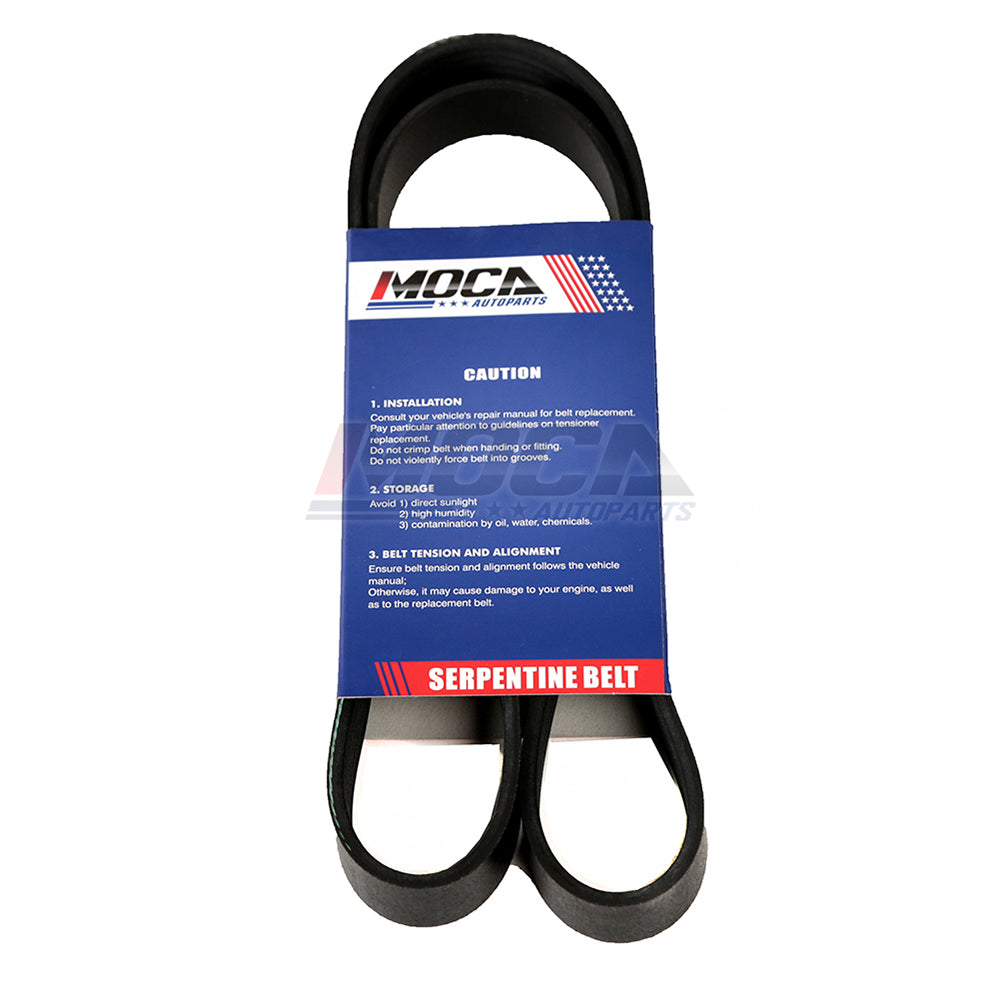 EPDM Serpentine Belt Fit 08-12 Volkswagen Audi Honda 2.0L 2.2L 6PK1115