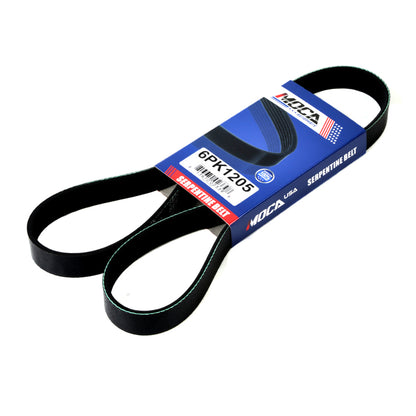 EPDM Serpentine Belt Fit Cadillac Mercury Geo Mitsubishi 1.8L-3.6L 6PK1205