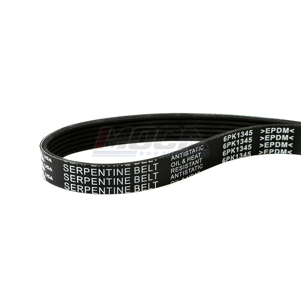 EPDM Serpentine Belt 6PK1345 fit 94-04 Chrysler Dodge Ford Mercury Plymouth
