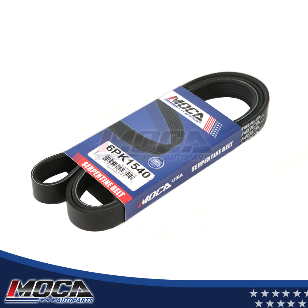 Serpentine Belt W/O AC Fit 98-08 Toyota Corolla Matrix 1.8 BMW Chevrolet 6PK1540
