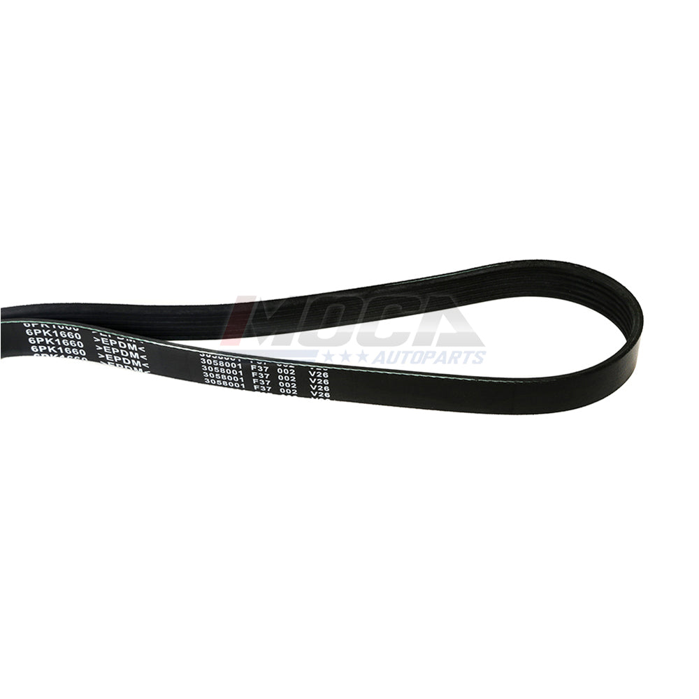 EPDM Fits 97-03 Buick Volkswagen 6PK1660 GAS OHV DIESEL SOHC Serpentine Belt