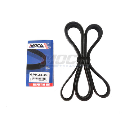 Serpentine Belt 6PK2135 fit Acura TL Ford F-150 Honda Mercury 3.0 3.5 4.6 5.4L