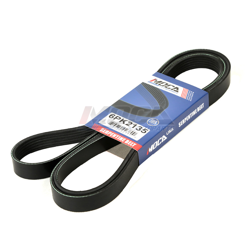 Serpentine Belt 6PK2135 fit Acura TL Ford F-150 Honda Mercury 3.0 3.5 4.6 5.4L