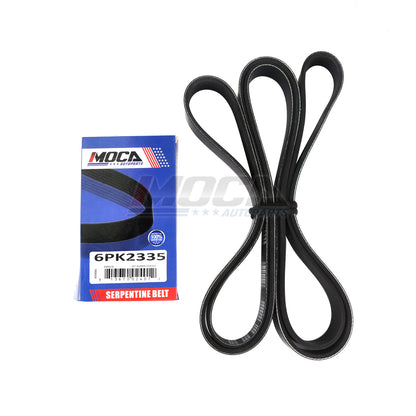 Fits CHEVROLET FORD GMC MERCURY 2.3 3.0 3.8 4.0 4.6 7.4L 6PK2335 Serpentine Belt