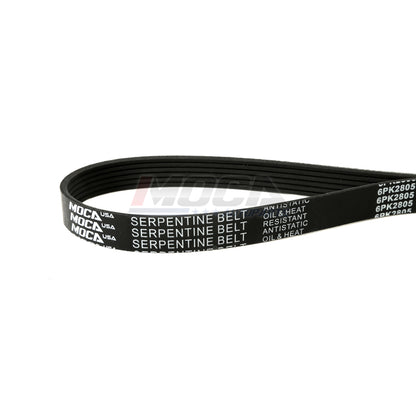 EPDM Serpentine Belt Fits Buick Cadillac Chevrolet GMC Pontiac Saturn 6PK2805