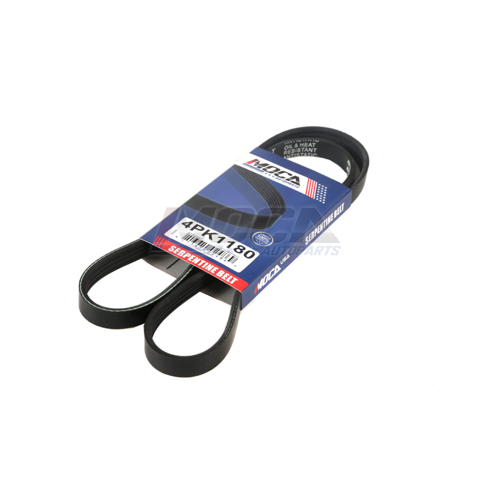 EPDM Serpentine Belt Fits 00-12 Toyota Yaris Echo Hatchback DOHC 1.5L l4 4PK1180
