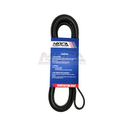 Serpentine Belt 6PK2535 AC Fit 02-19 Ford F350 450 550 E350 450 Super Duty 6.8L