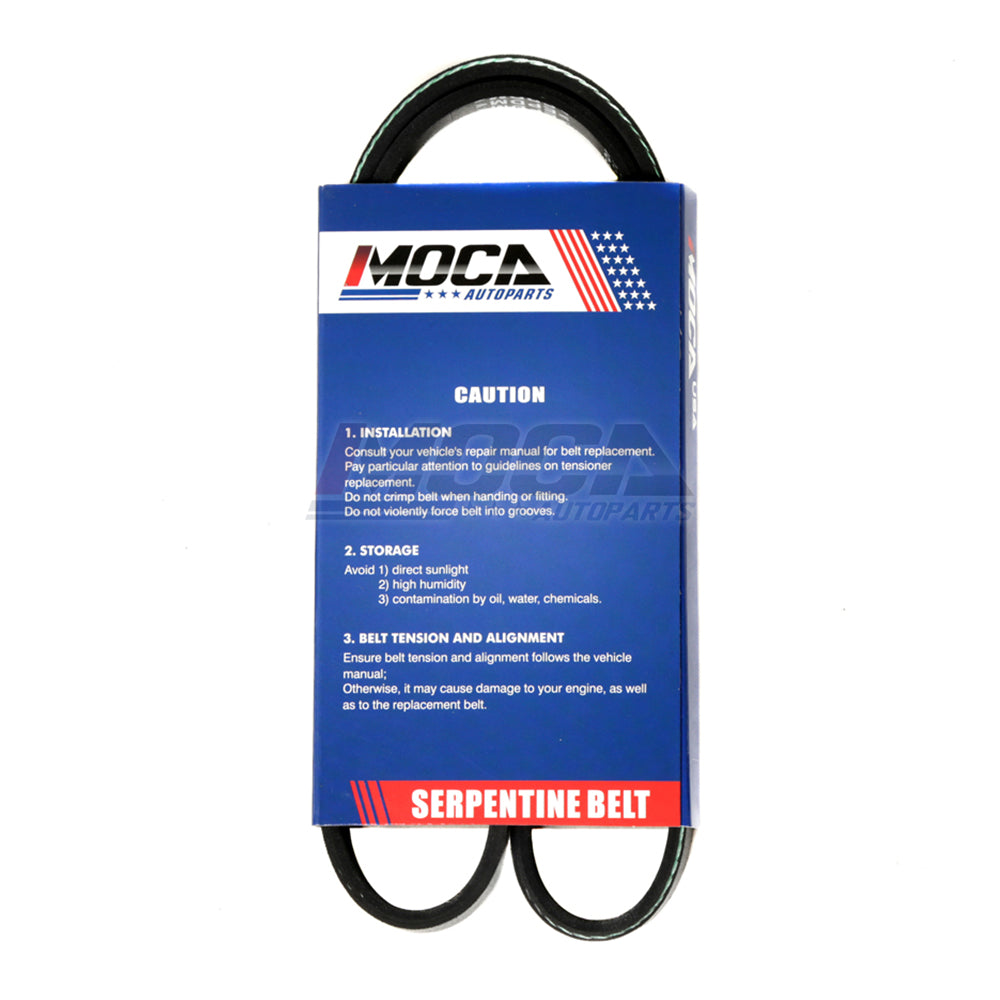 MOCA 3PCS Serpentine Belt 3PK630 5PK970 4PK870 for 1993-1997 Toyota Corolla 1.6L 1.8L