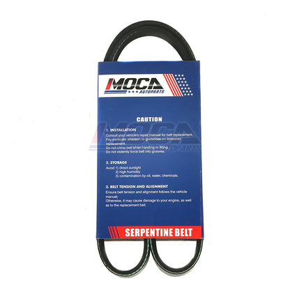 MOCA 3PCS Serpentine Belt 4PK700 5PK835 5PK930 for 1995-1998 Acura TL 2.5L