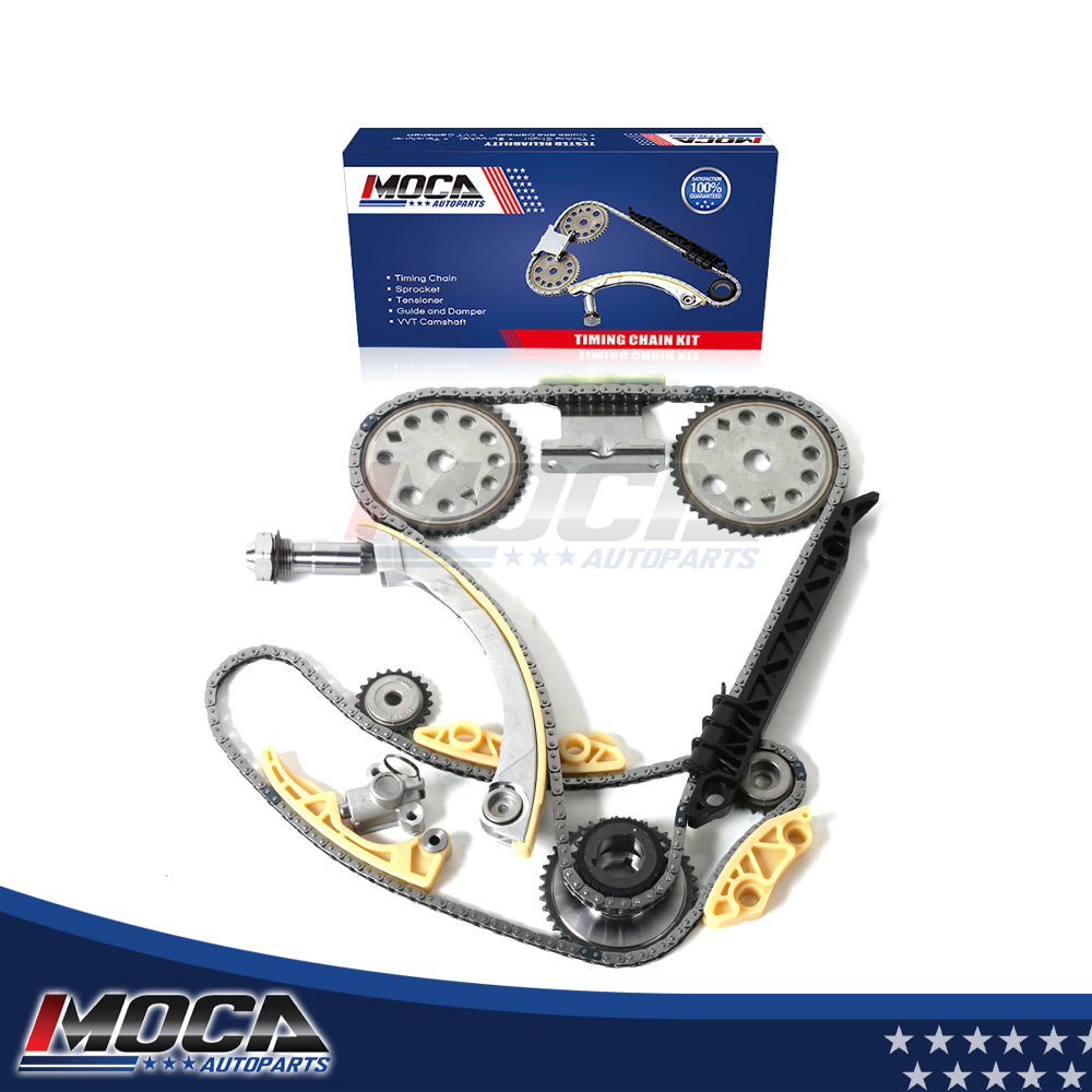 Kit de eje de cadena de distribución 9-4201S Compatible con GMC Saturn Chevrolet 2.0L, 2.2L y 2.4L modelos 00-08