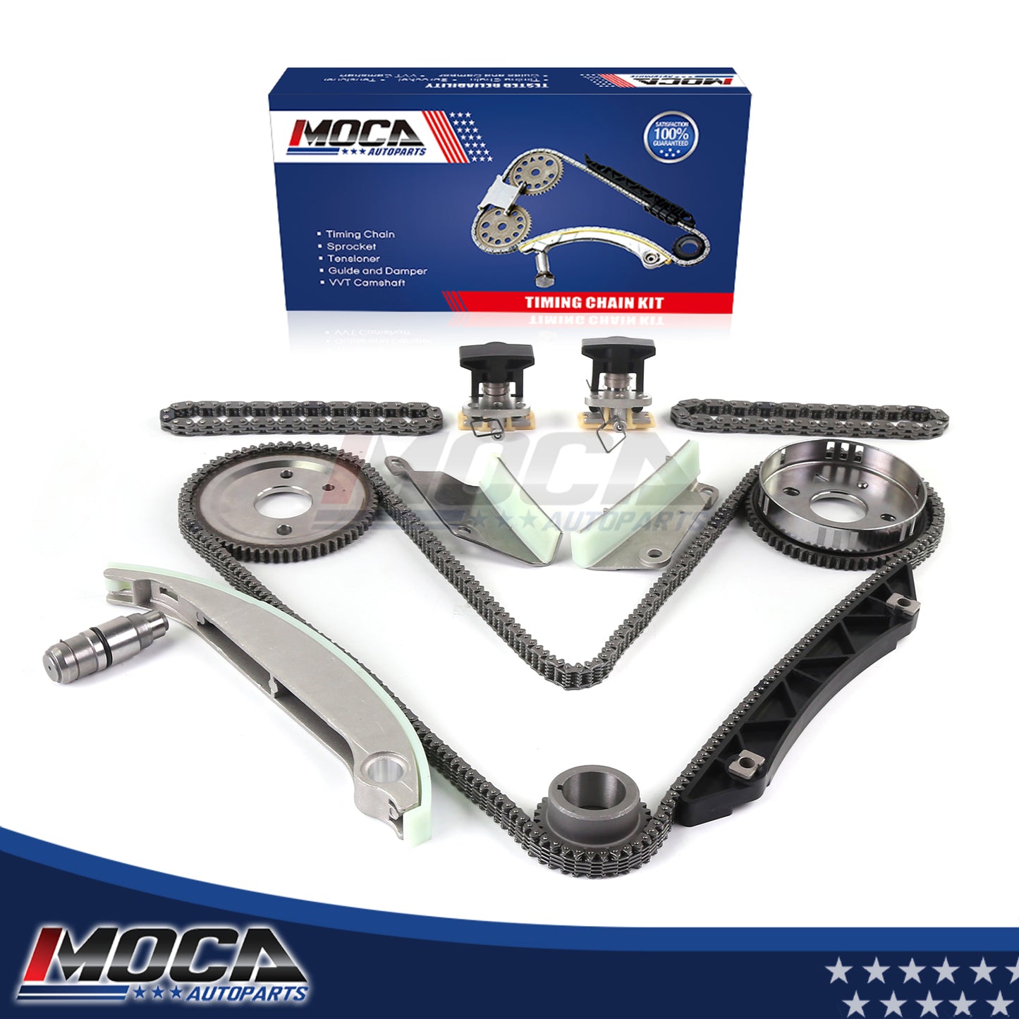 Kit de cadena de distribución compatible con Dodge Avenger Charger Chrysler Sebring 2.7L DOHC 2009-2010