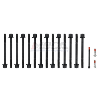 Head Bolts Fit 02-10 Buick Chevrolet Isuzu 2.8L 2.9L 3.5L 3.7L 4.2L DOHC ES72195