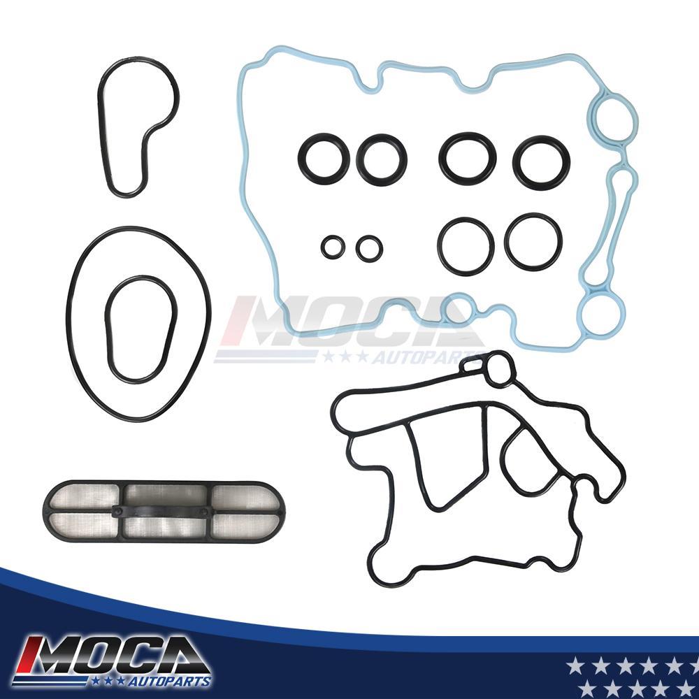 Oil Cooler Gasket Kit fit 03-10 Ford E-350 Excursion F-250 F-350 6.0L Diesel