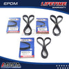 3PC MOCA Serpentine Belt for 2001-2006 Hyundai Elantra 2.0L & 2003-2008 Hyundai Tiburon 2.0L & 2005-2006 Hyundai Tucson 2.0L