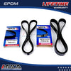 2PCS MOCA Serpentine Belt for 1997-1999 Acura CL 2.2L 2.3L & 1994-1997 Honda Accord 2.2L