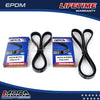 2PCS MOCA Serpentine Belt for 1998-2001 Kia Sephia 1.8L & 2002-2004 Kia Spectra 1.8L 2.0L