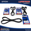 3PCS MOCA Serpentine Belt for 1998-2004 Toyota Tacoma 2.7L