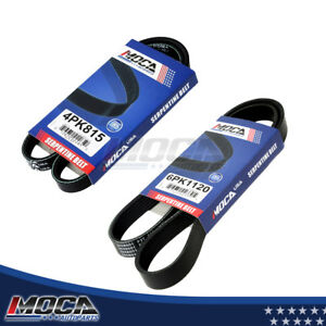 2PCS MOCA Serpentine Belt for 1995-1999 Nissan Sentra 1.6L