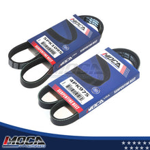 MOCA 2PCS Serpentine Belt 4PK975 5PK1095 for 1991-2005 Acura NSX 3.0L 3.2L