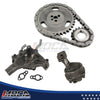 MOCA Timing Chain Kit Oil Pump Water Pump Set for 92-98 Chevrolet Astro 4.3L & 96-98 Chevrolet Express 1500 4.3L & 92-95 GMC G2500 4.3L